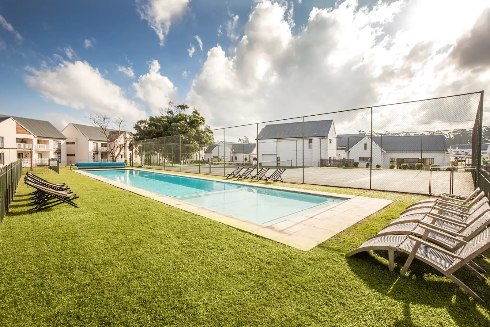 Clubhouse pool area